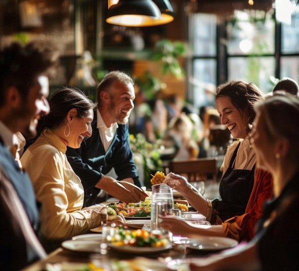 餐厅服务，生活美好，带来改变